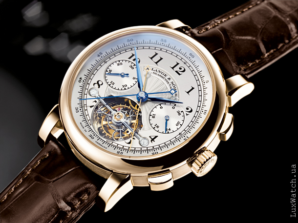 A. Lange and Sohne 165 Years - Homage to F.A. Lange Collection Tourbograph Pour le Merite 712.050 black